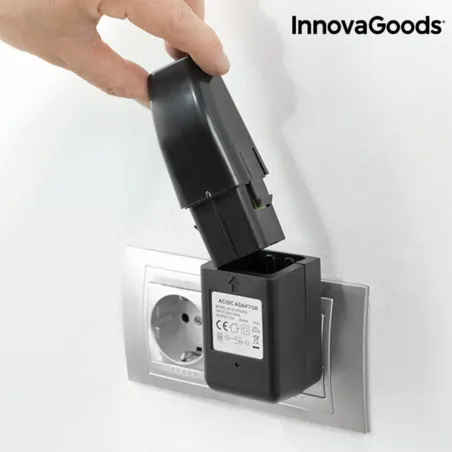 Прямоугольная Электрошвабра InnovaGoods 7,2 В 700 мA/ч Черно-Серая